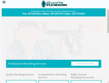 Tablet Screenshot of browningplumbing.com